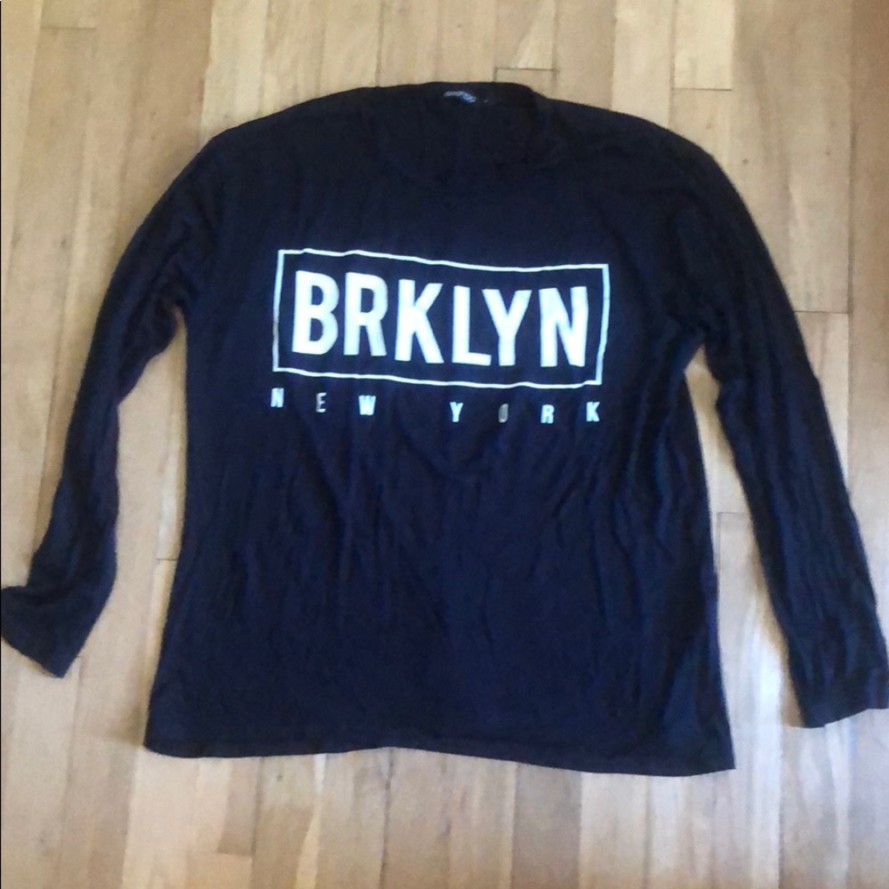 Long Sleeve Black Brooklyn shirt